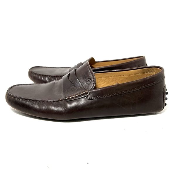 Tod’s Mens Brown Leather Driving Shoes Size 9.5 main image 9